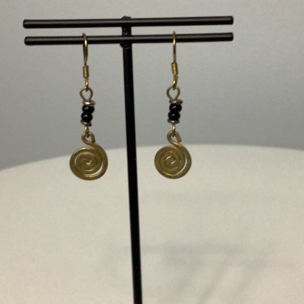 Artisan Metal/Beaded Earrings